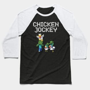 chicken jockey minecraft Baseball T-Shirt